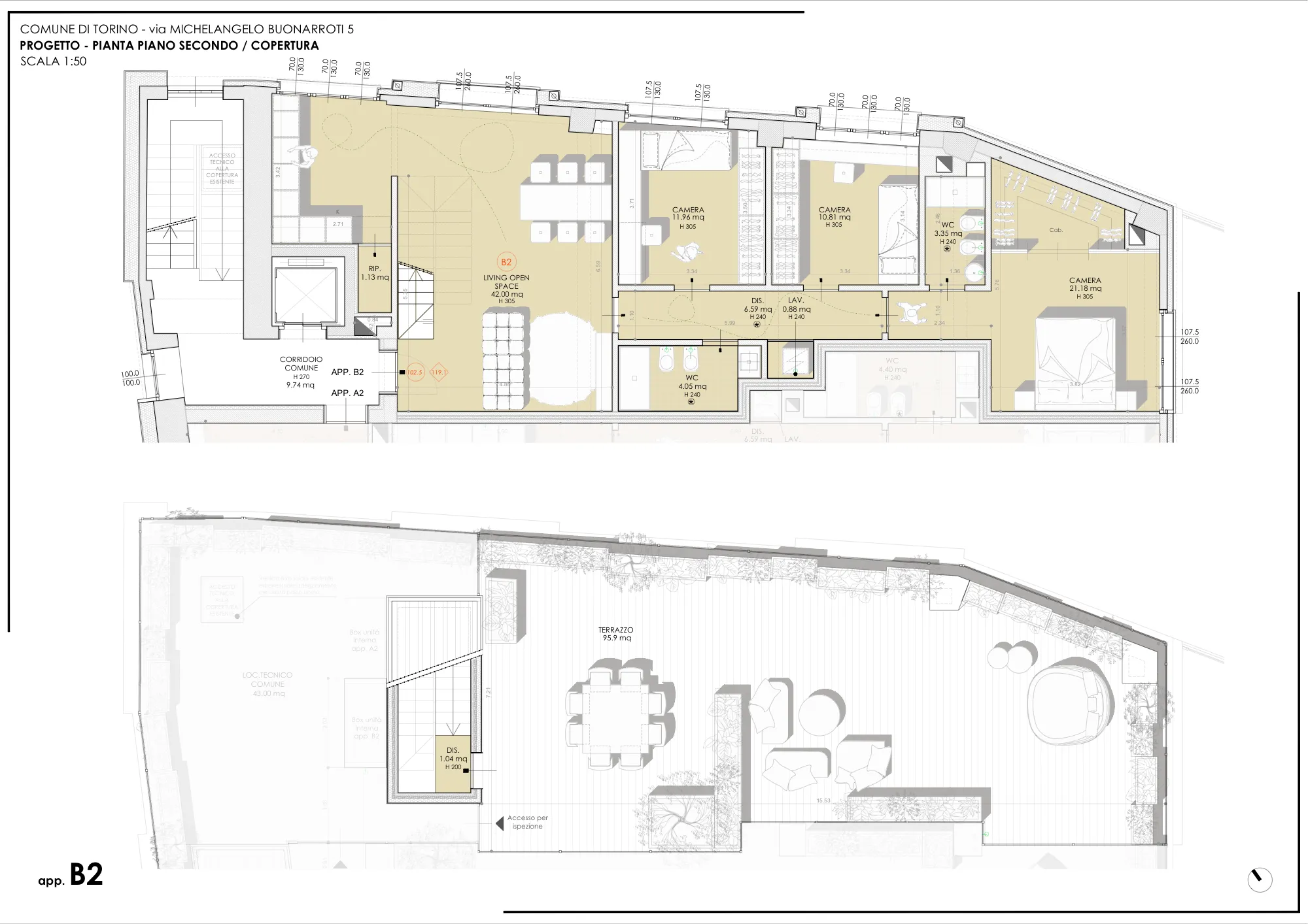 Planimetria appartamento B2